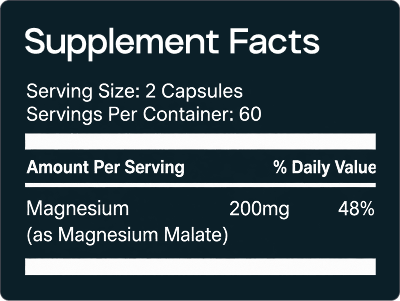 MagMentum Supplement Facts